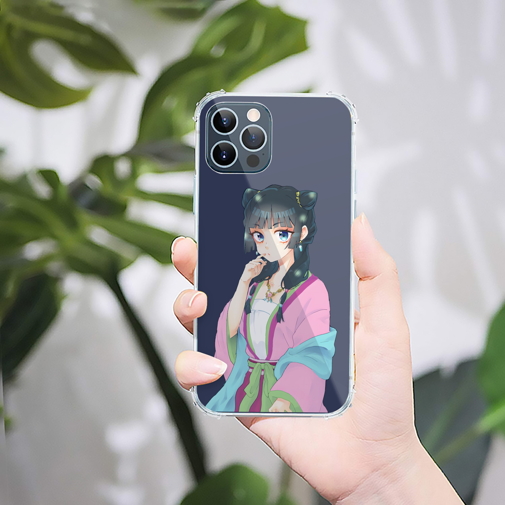 （画像用） 薬屋のひとりごと The Apothecary Diaries 【iPhone 12シリーズ対応】透明スマホケース（クリアソフトケース）